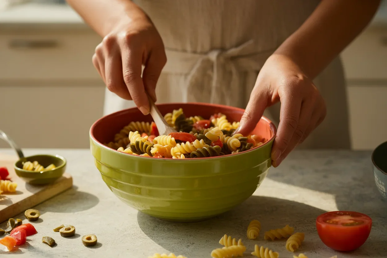 Ensalada de Pasta de Colores