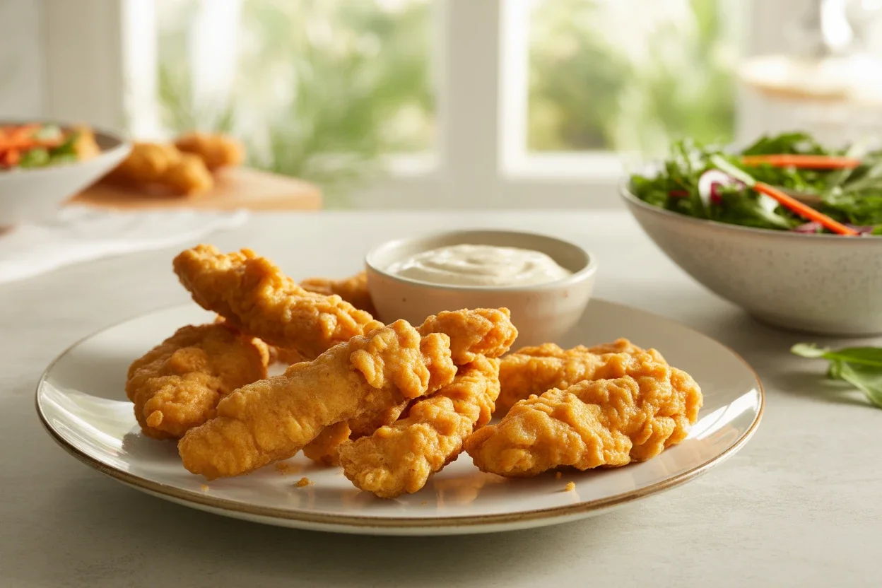 Fingers de pollo crujientes