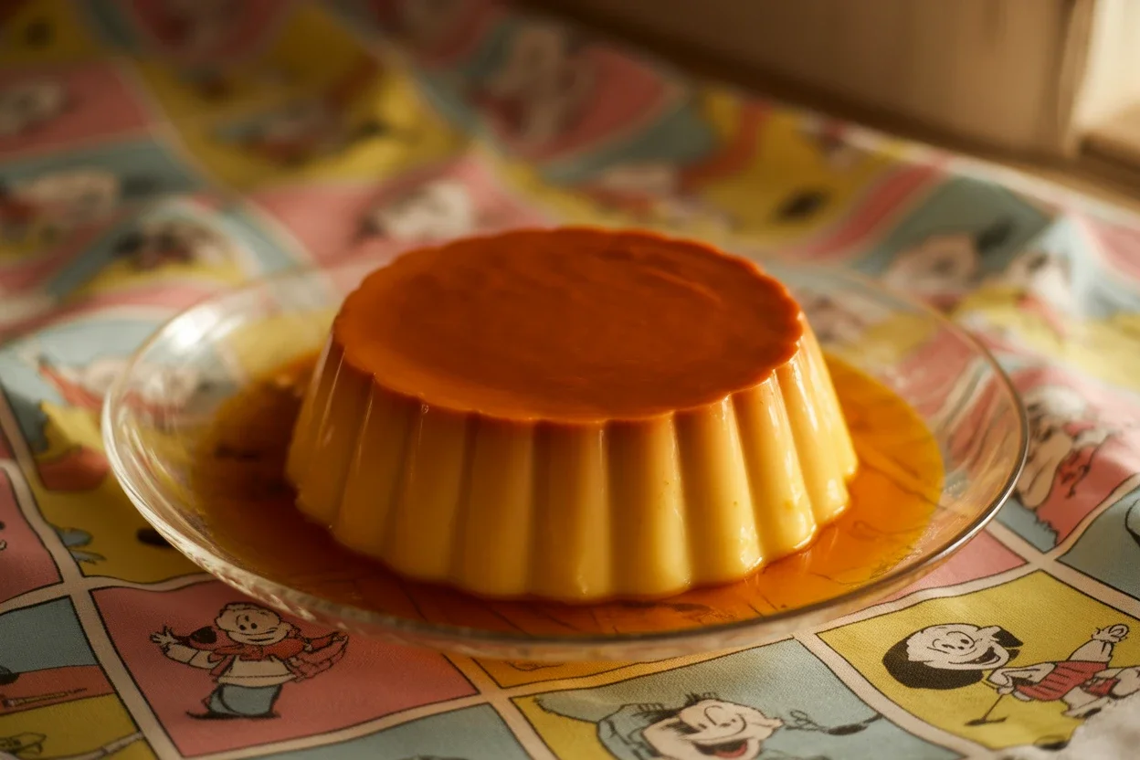 Flan de huevo al microondas