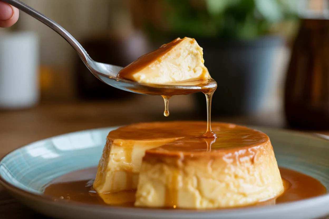 Flan de huevo al microondas