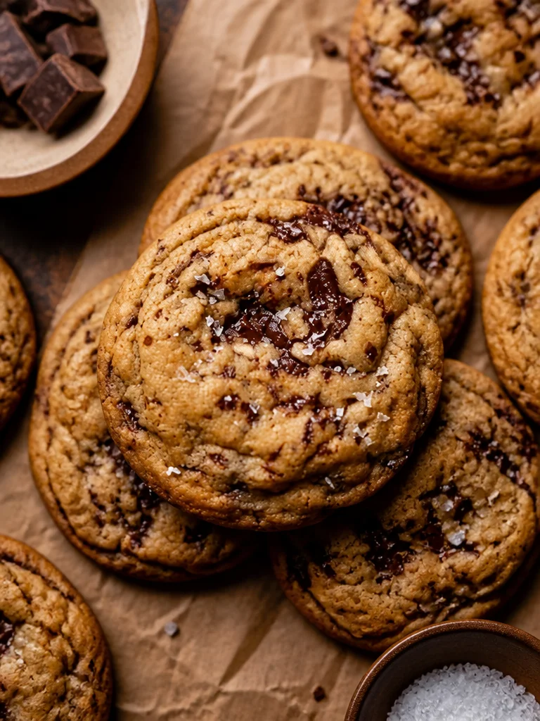 Galletas de chocolate con calabaza masticables, perfectas para el otoño