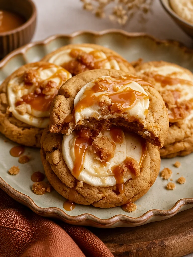 Galletas de manzana con caramelo Crumbl