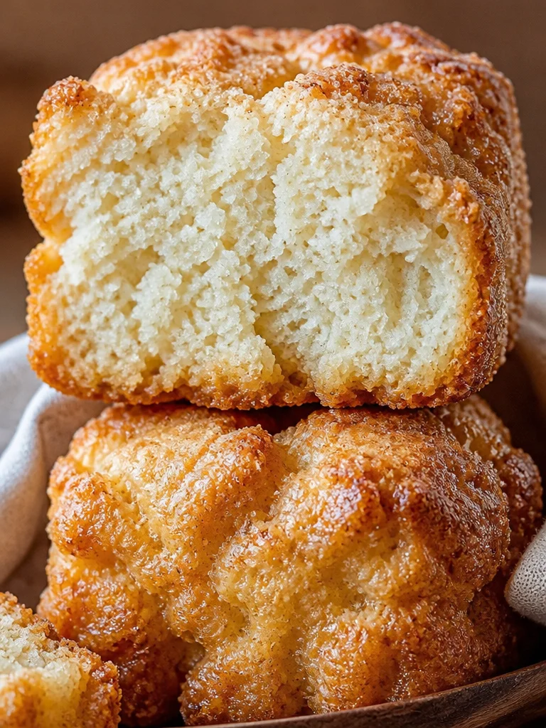 Galletas deliciosas sumergidas en mantequilla de azúcar y canela.