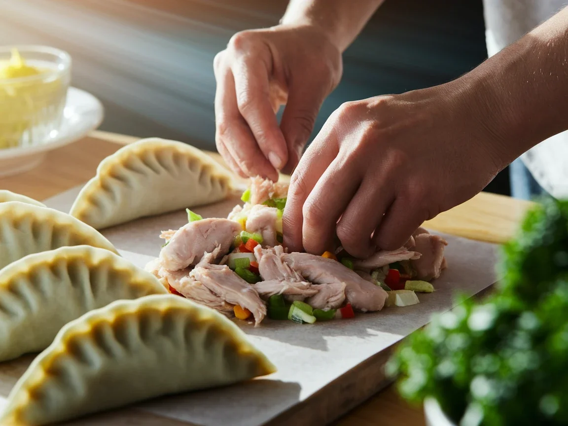gyozas de pollo