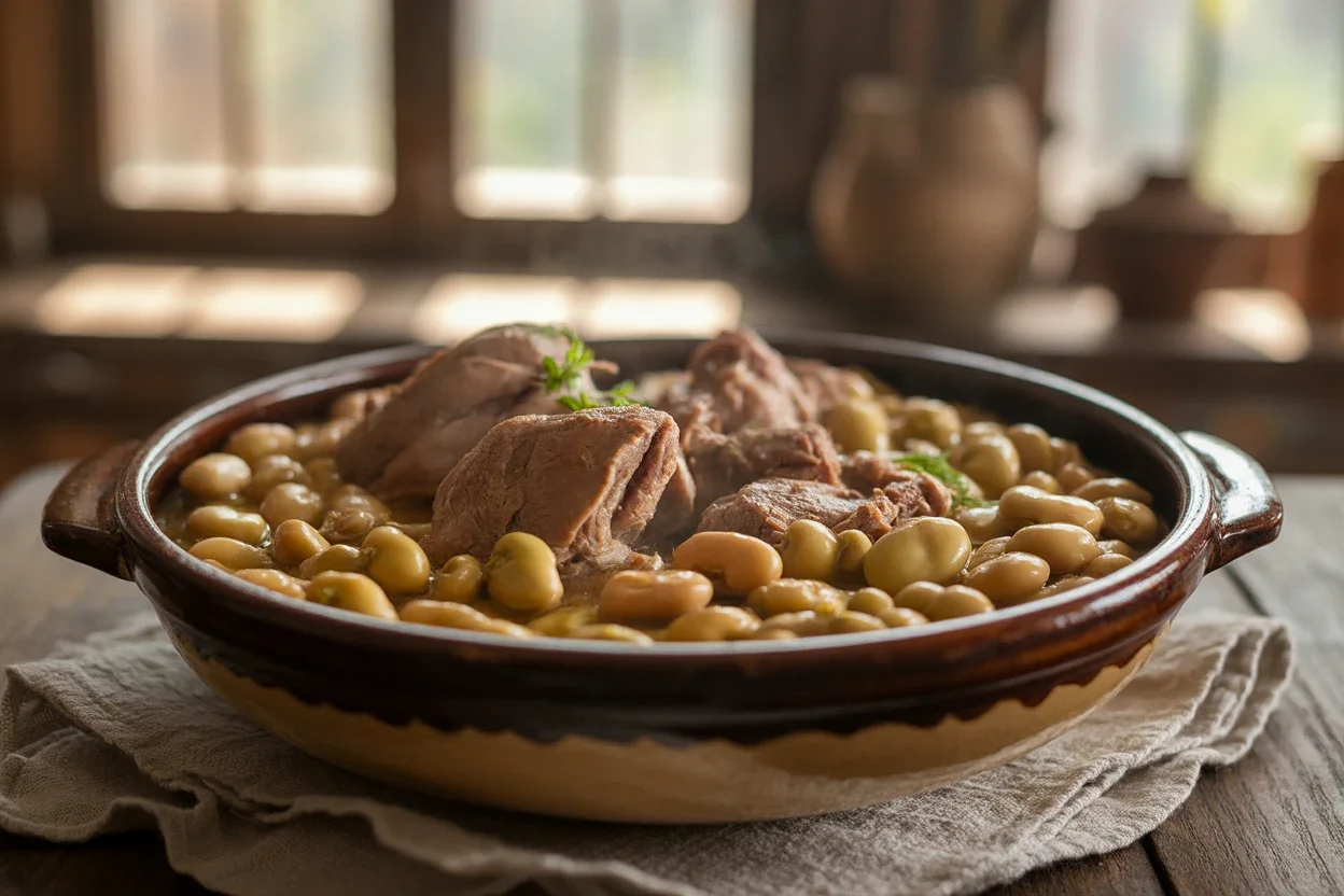 Habas a la catalana de la abuela
