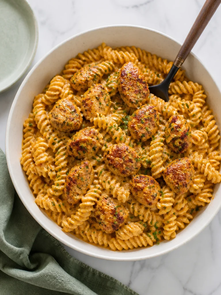 La Mejor Pasta de Pollo con Mantequilla Cowboy Rápida y Fácil