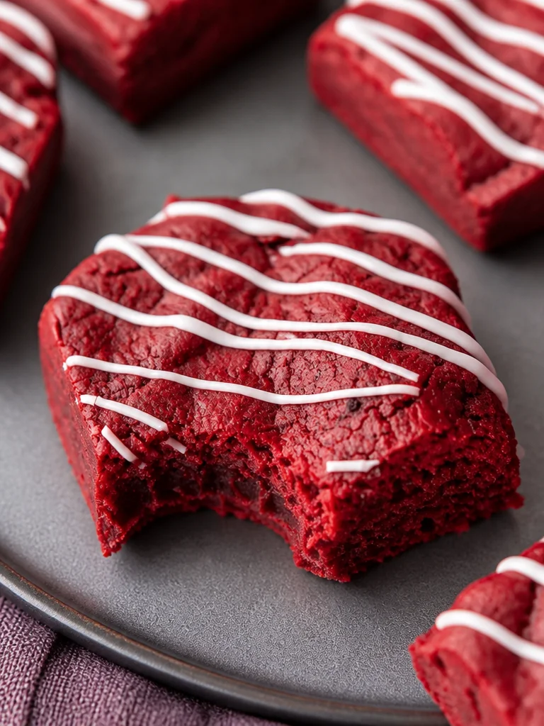 La Mejor Receta de Brownies de Terciopelo Rojo Súper Fondante