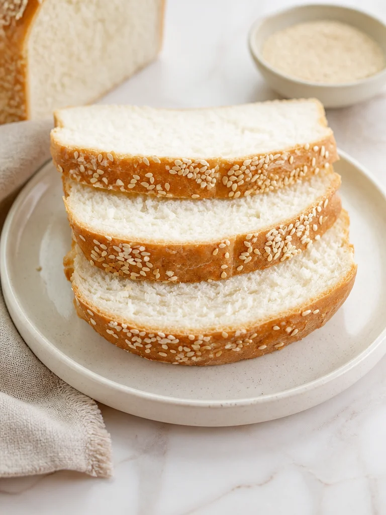 Receta de pan de sándwich italiano recién horneado