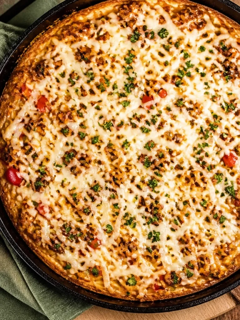 Lasaña perezosa cocinada en Instant Pot, fácil y rápida de preparar.