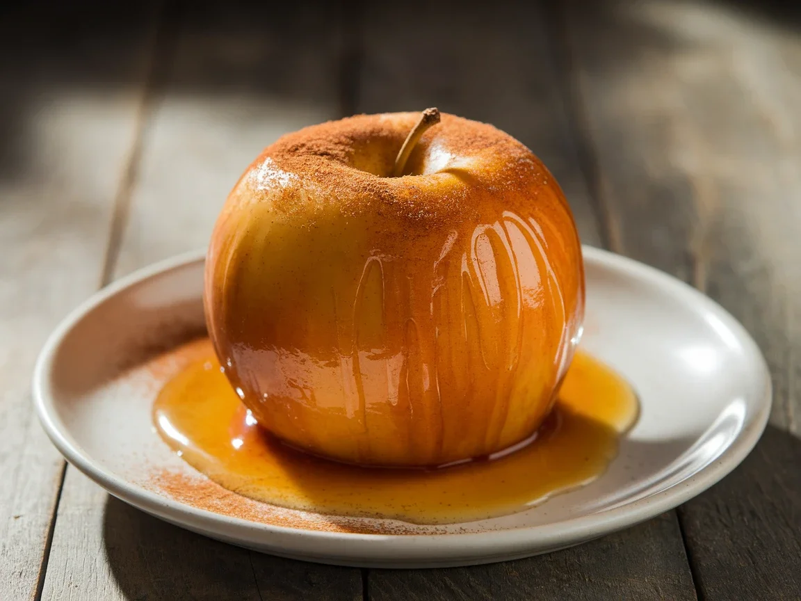 Manzana al micro: Manzanas asadas