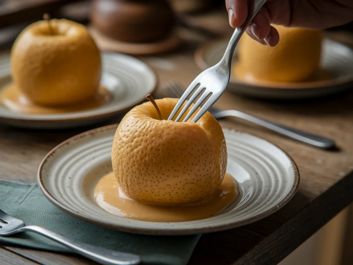Manzana al micro: Manzanas asadas