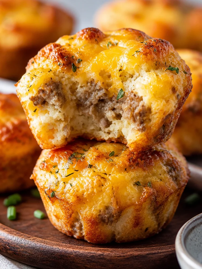 Muffins de Pancake de Salchicha
