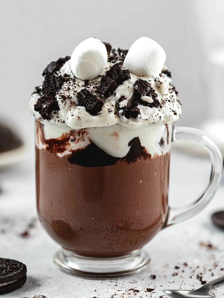 Oreo Chocolate Caliente
