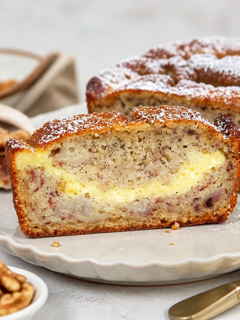 Pan de Plátano de Cheesecake