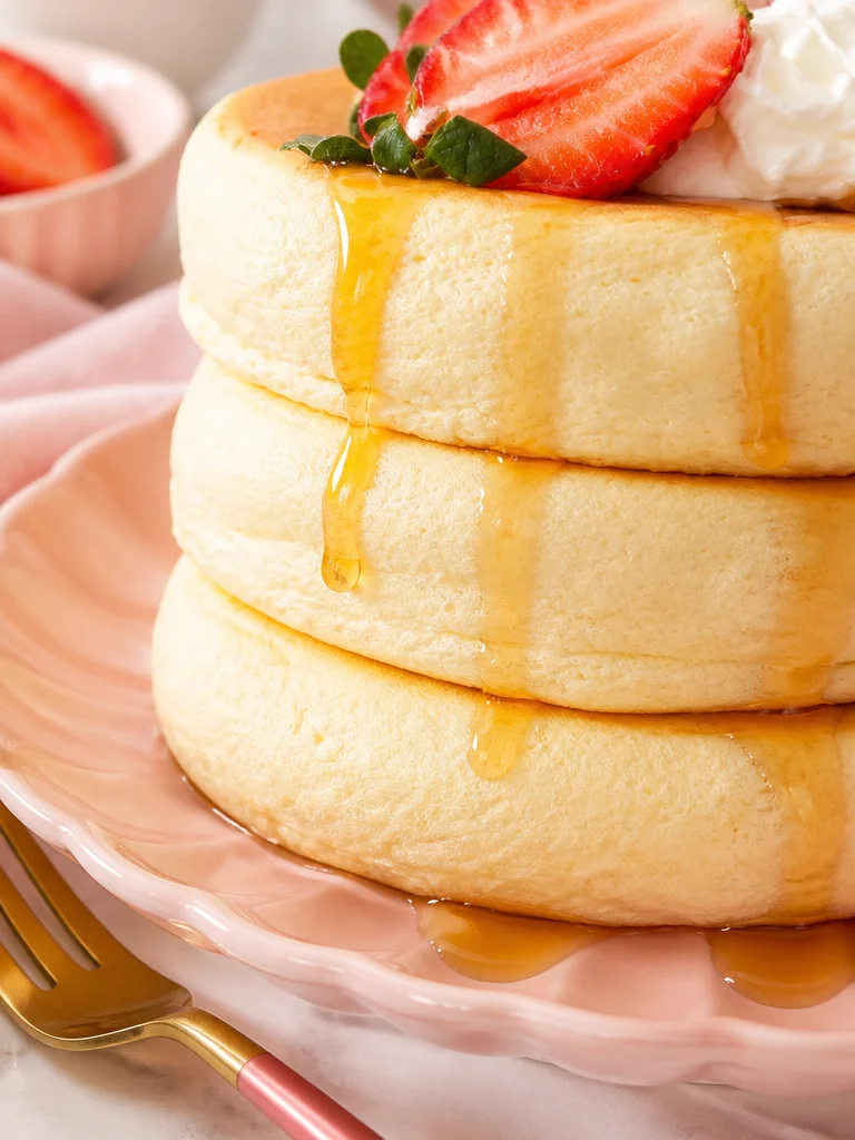 Panqueques de Soufflé Japoneses Esponjosos