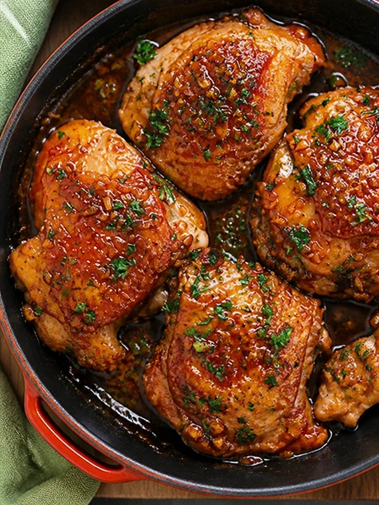 Pollo con miel y ajo en Instant Pot