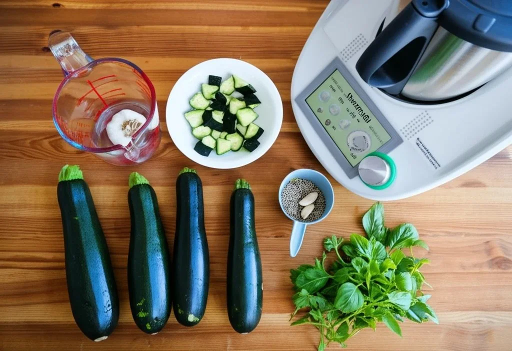 Puré de calabacín en Thermomix