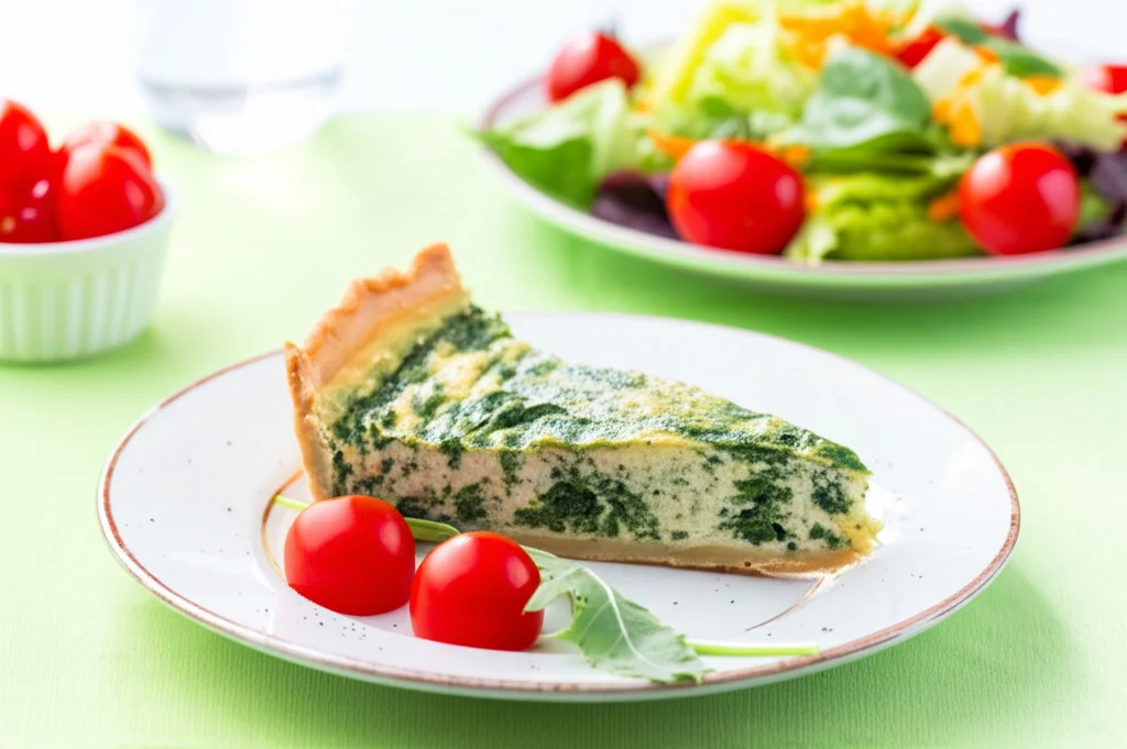 Quiche de espinacas fácil y deliciosa