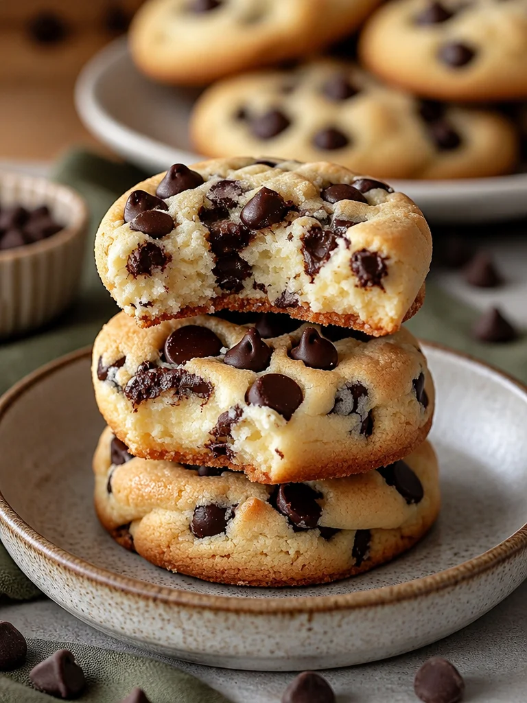 Receta de Galletas de Queso Crema con Chispas de Chocolate