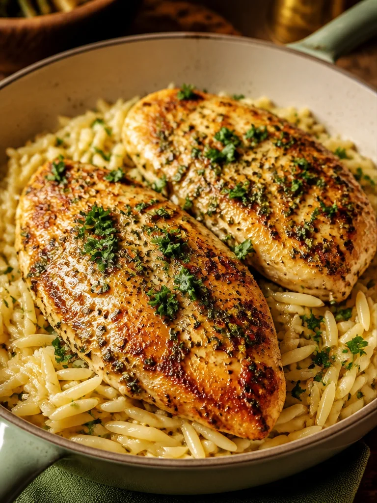 Receta de Pollo Cítrico con Hierbas en Instant Pot con ingredientes frescos.