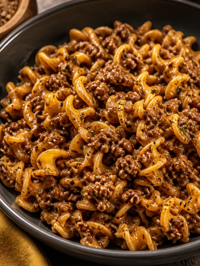 Recipe for Beef and Noodles in One Pot