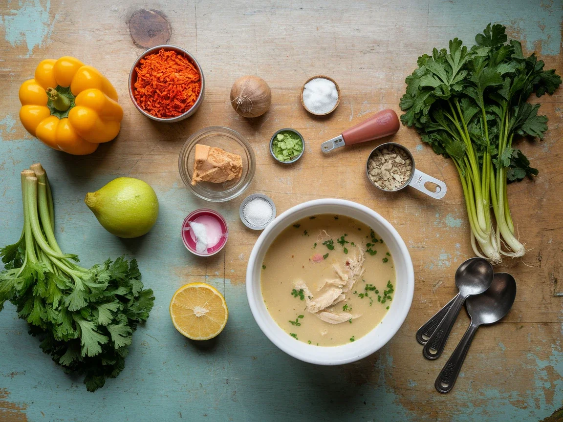 sopa de pollo de la abuela