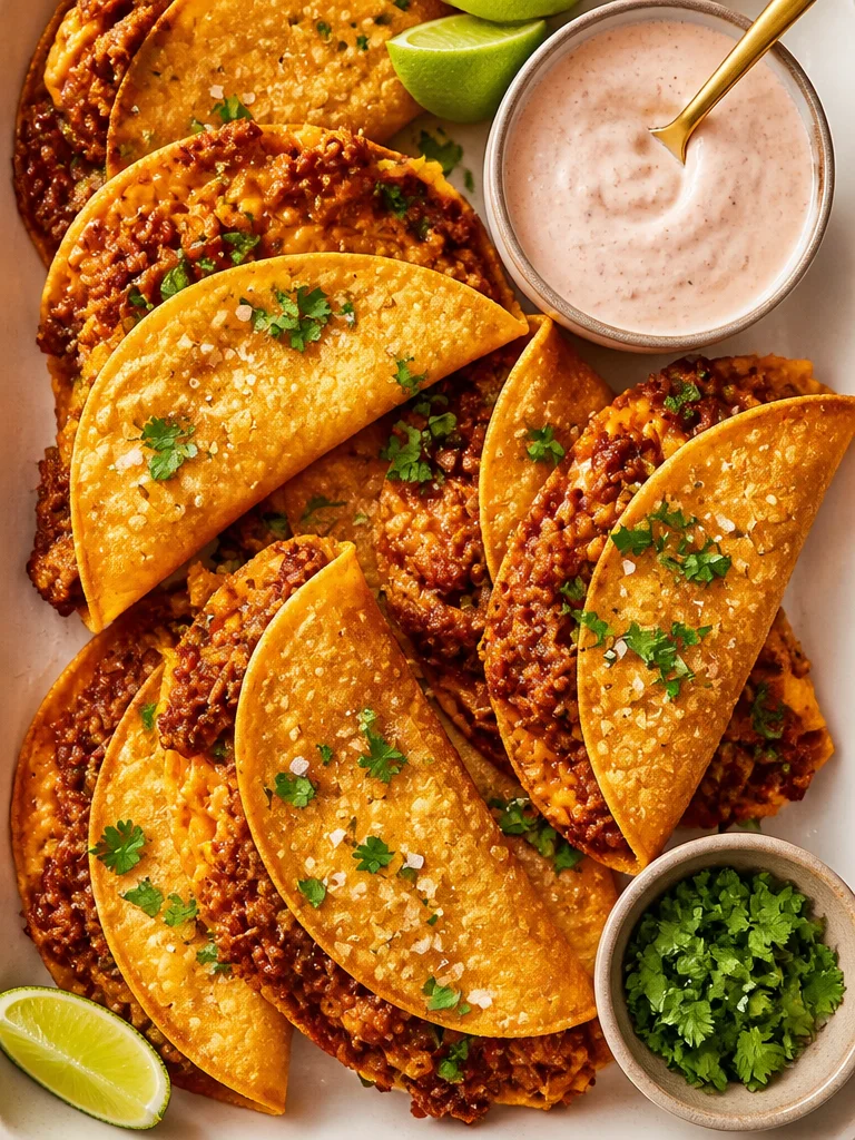 Tacos de Pollo al Horno Saludables con ingredientes frescos