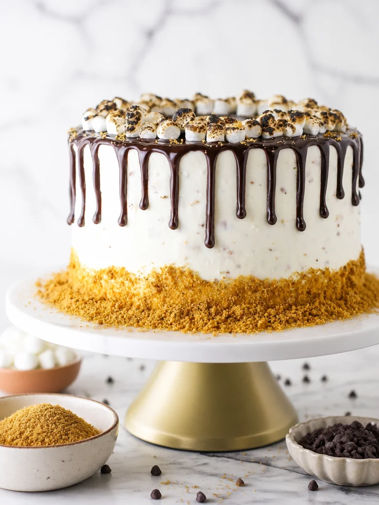 Torta de chocolate S'mores