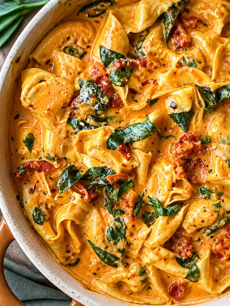 Tortellini Cásate Conmigo en una sola olla preparado con ingredientes frescos
