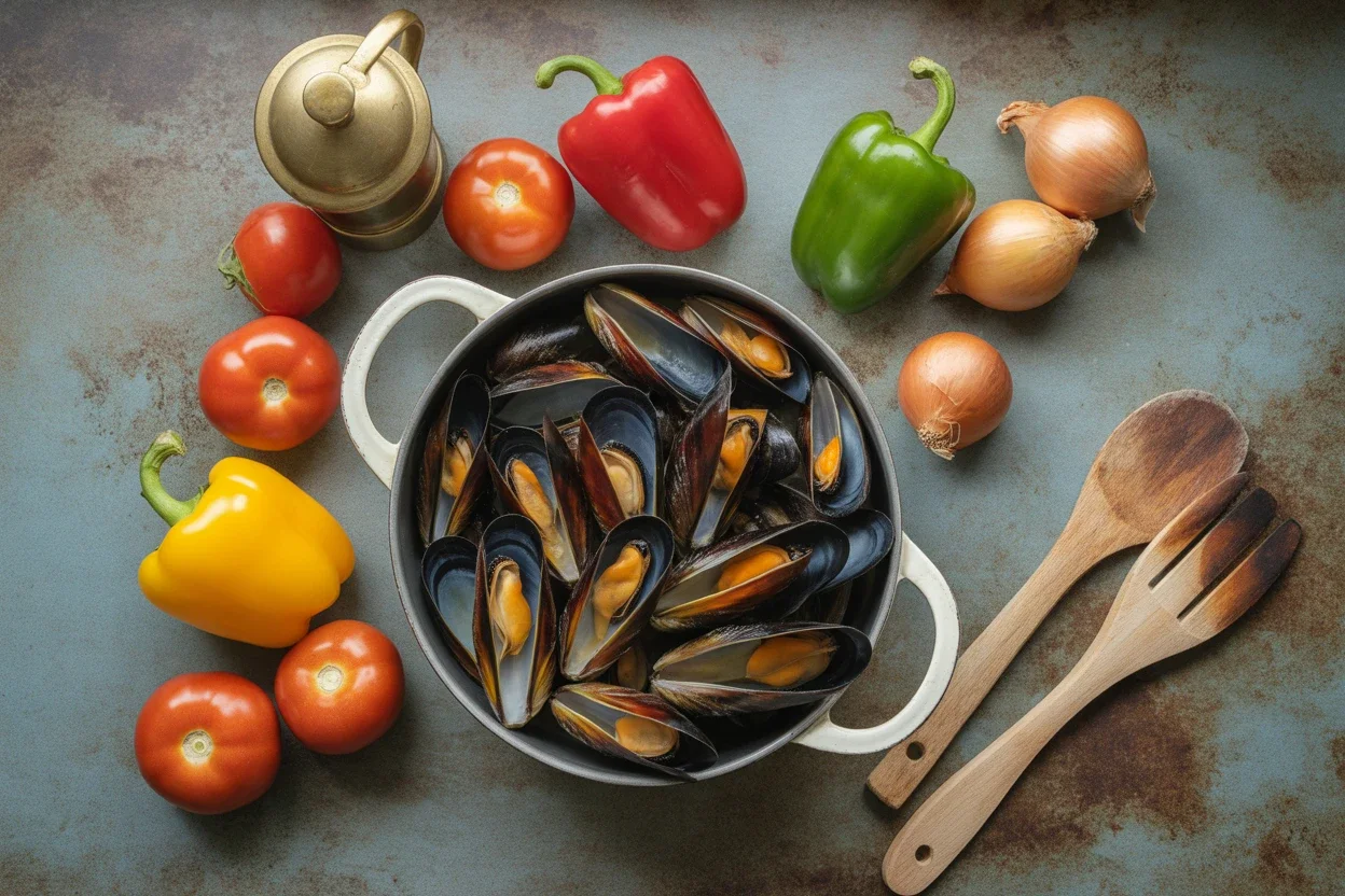 vinagreta para mejillones
