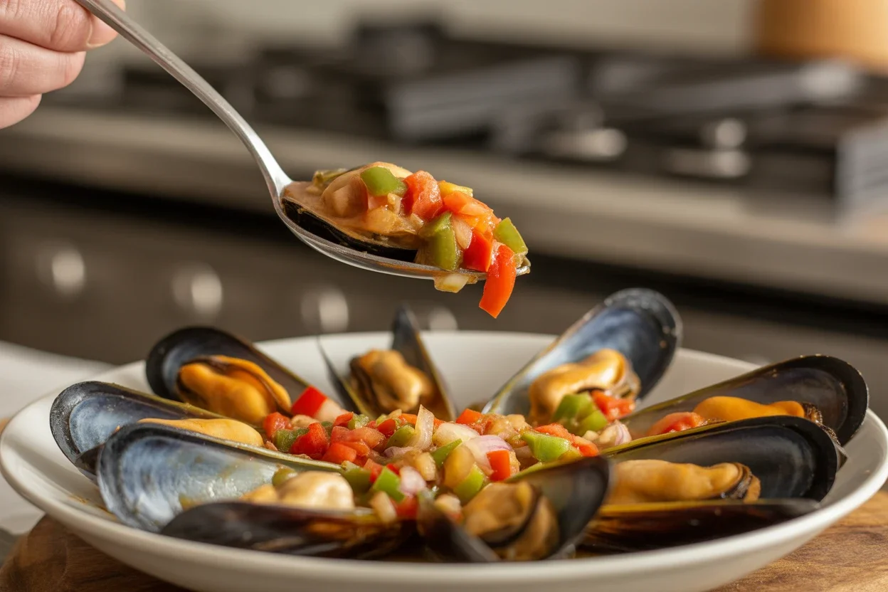 vinagreta para mejillones
